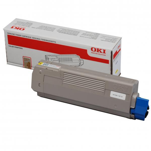 OKI original toner 44315305, yellow, 6000str.