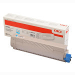 OKI original toner 46443103, cyan, 10000str., high capacity