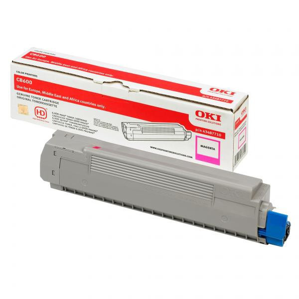 OKI original toner 43487710, magenta, 6000str.
