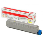 OKI original toner 43487709, yellow, 6000str.
