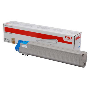 OKI original toner 43837131, cyan, 22000str.