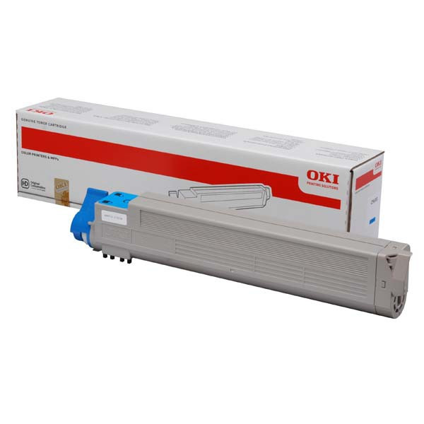 OKI originální toner 43837131, cyan, 22000str.