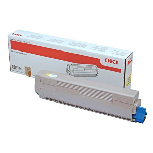 OKI original toner 45862837, yellow, 7300str.
