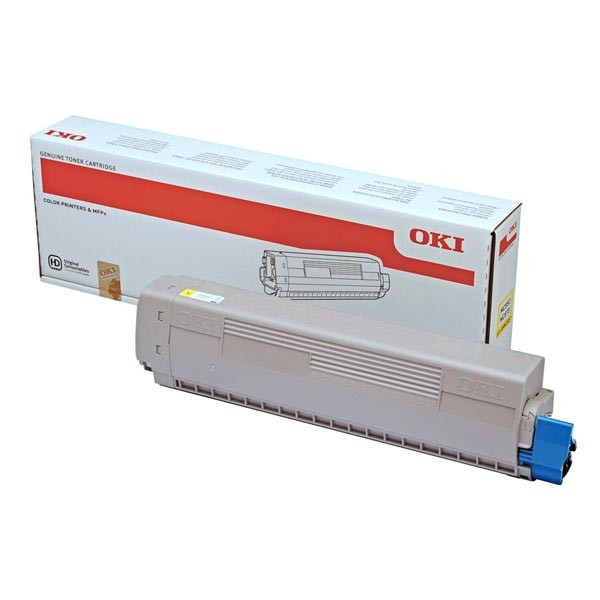 OKI original toner 45862837, yellow, 7300str.