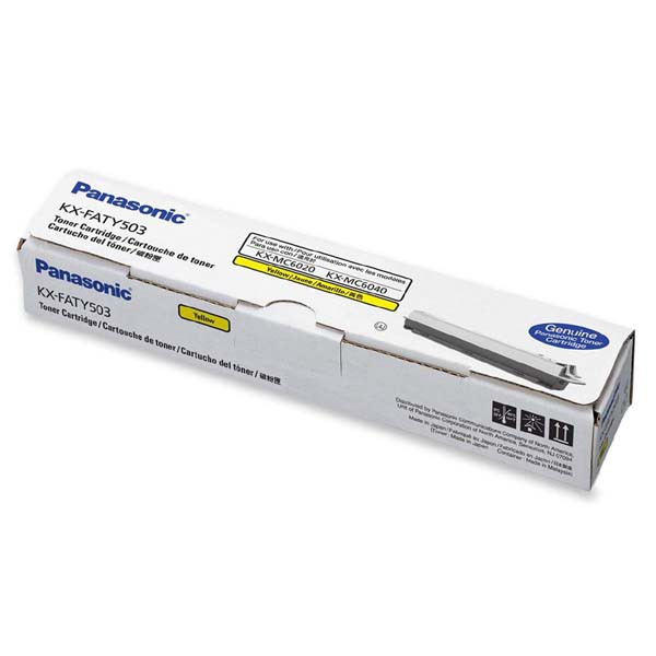 Panasonic original toner KX-FATY503, yellow, 2000str.