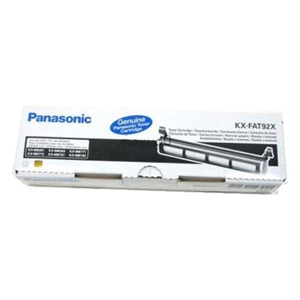 Panasonic originál toner KX-FAT92X, black, 2000str.