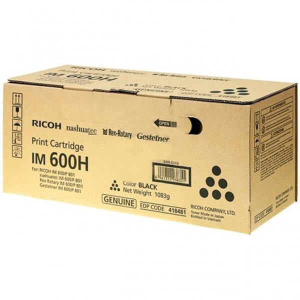 Ricoh original toner 418481, black, 40000str.