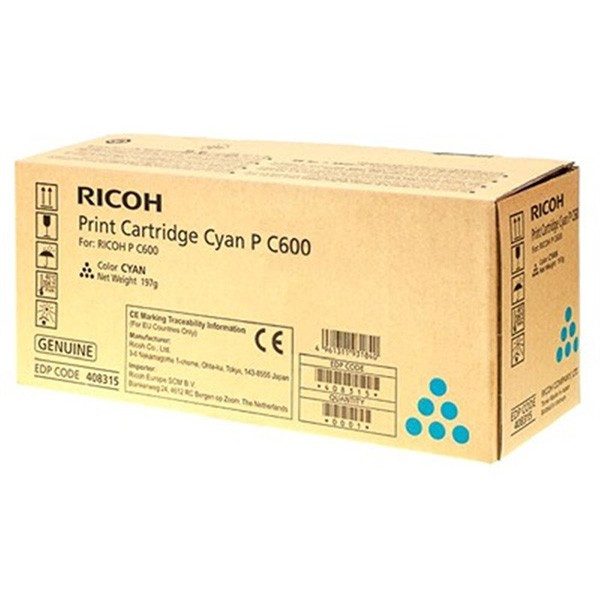 Ricoh original toner 408315, cyan, 12000str.