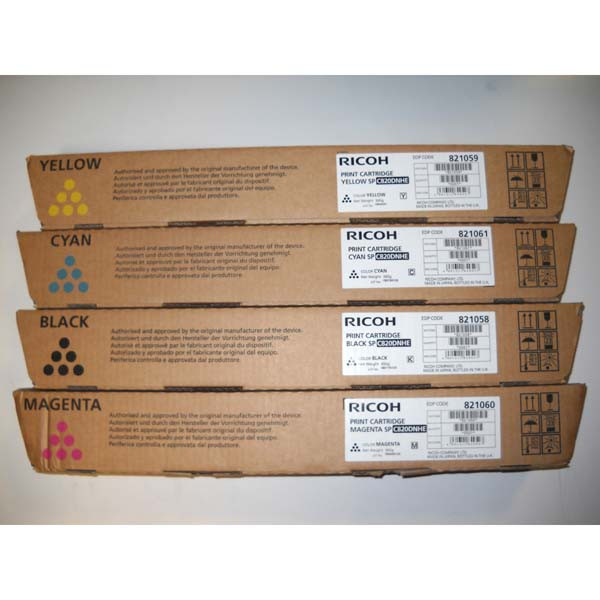 Ricoh original toner 820119, 821061, cyan