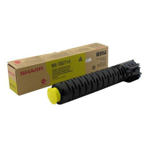 Sharp originální toner MX-70GTYA, yellow, 32000str.