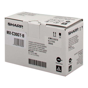 Sharp originál toner MX-C30GTB, black, 6000str., Sharp MX-C250FE, C300WE, O