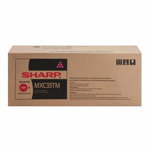 Sharp original toner MX-C35TM, magenta, 6000str.