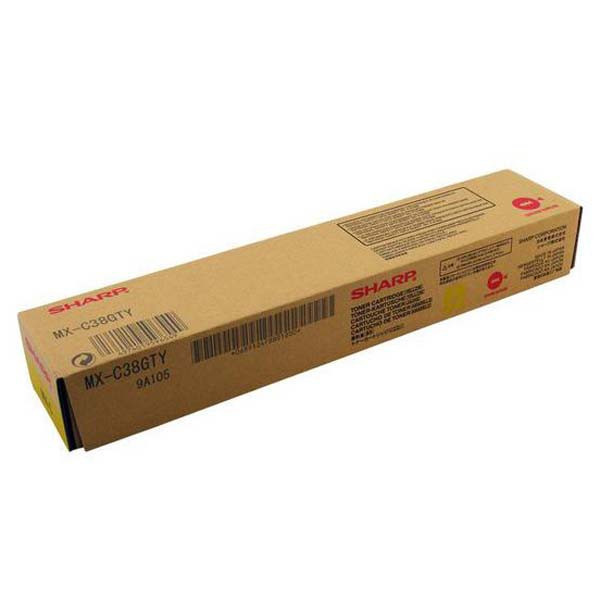 Sharp original toner MX-C38GTY, yellow, 10000str.