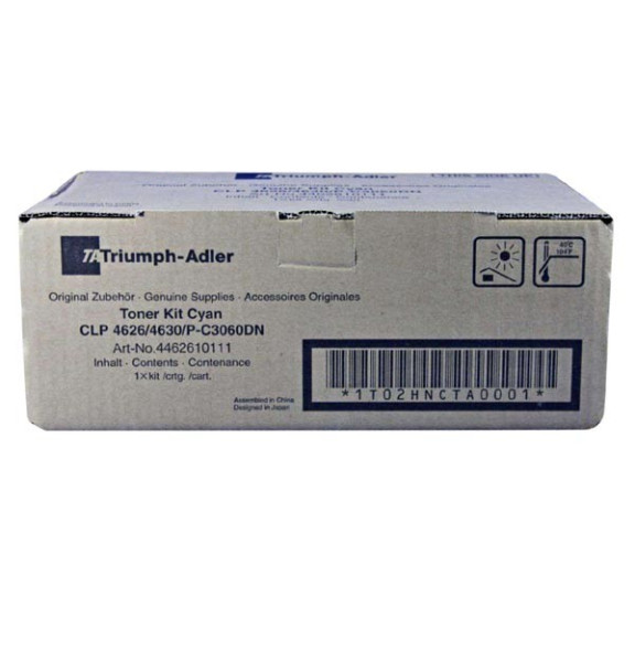 Triumph Adler original toner 4462610111, TK-C4626, cyan, 10000str.