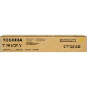 Toshiba originální toner T281CEY, 6AK00000107, yellow, 10000str.