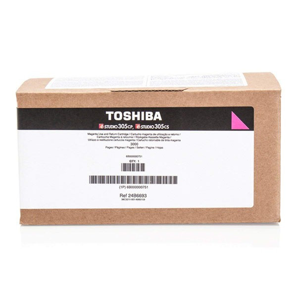 Toshiba originál toner T305PMR, magenta, 3000str., 900g
