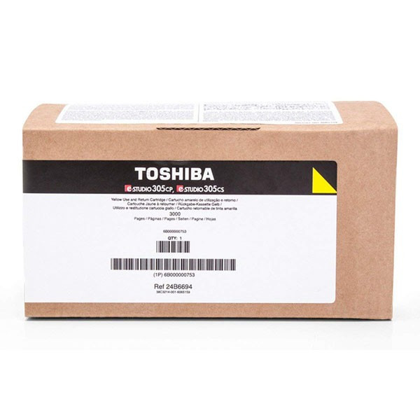 Toshiba originál toner T305PYR, yellow, 3000str., 900g