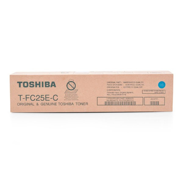 Toshiba originál toner TFC25EC, 6AJ00000072, cyan, 26800str.