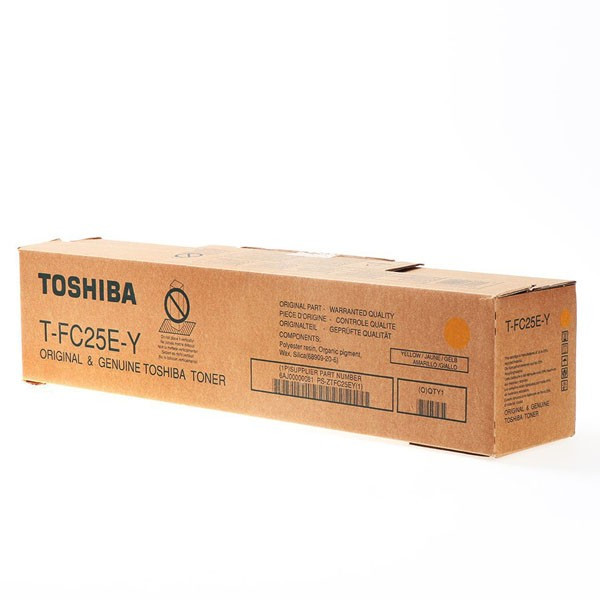 Toshiba originál toner TFC25EY, 6AJ00000081, yellow, 26800str.