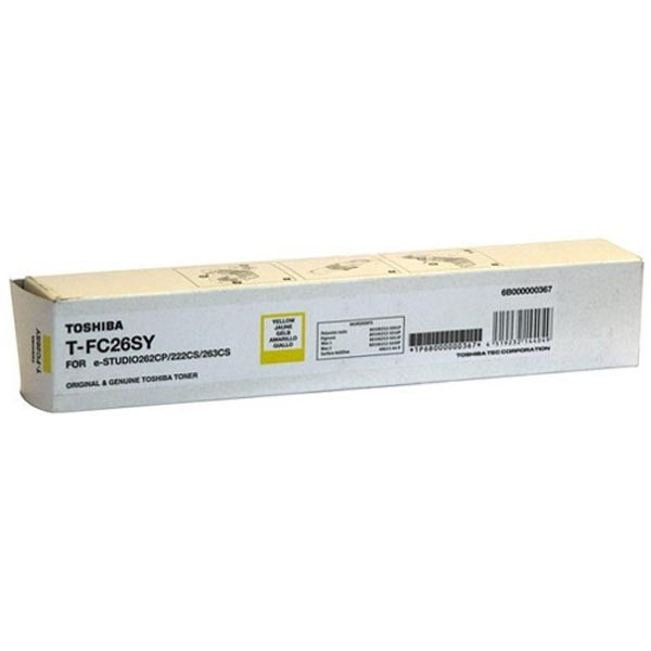 Toshiba original toner TFC26SY6K, 6B000000569, 6B000001096, yellow, 6000str., high capacity