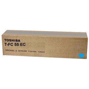 Toshiba original toner TFC55EC, 6AG00002318, cyan, 26500str.