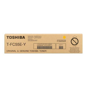 Toshiba originální toner TFC55EY, 6AG00002321, yellow, 26500str.