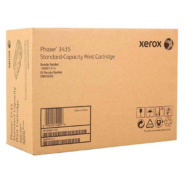 Xerox originální toner 106R01414, black, 4000str.