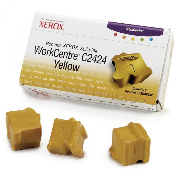 Xerox originální ink 108R00662, yellow, 3400str., 3ks