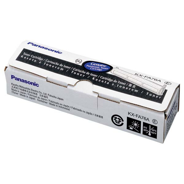 Panasonic original toner KX-FA76E/A, black, 2000str.