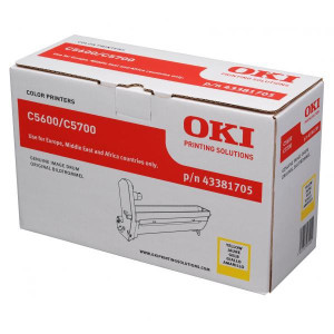 OKI originál válec 43381705, yellow, 20000str.