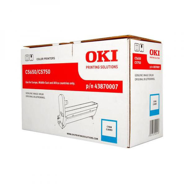 OKI original válec 43870007, cyan, 20000str.