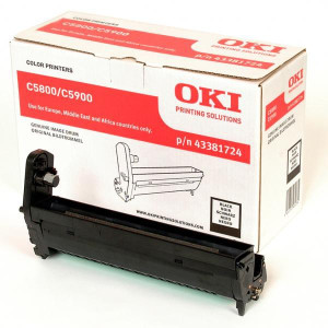 OKI original válec 43381724, black, 20000str.