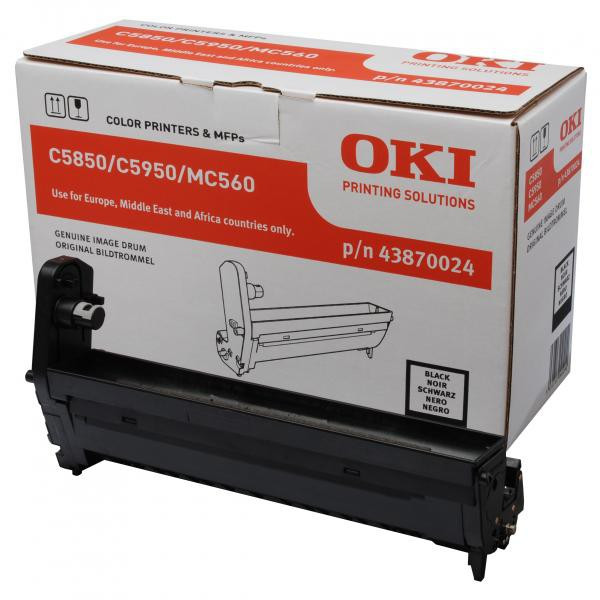 OKI original válec 43870024, black, 20000str.