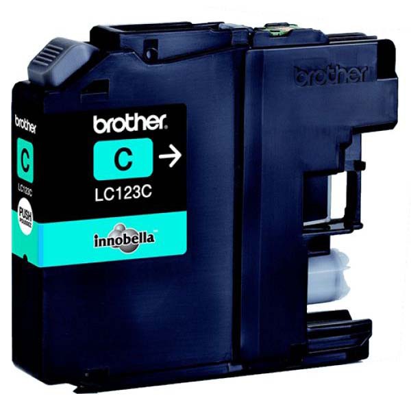 E-shop Brother originál ink LC-123C, cyan, 600str., Brother MFC-J4510 DW, azurová