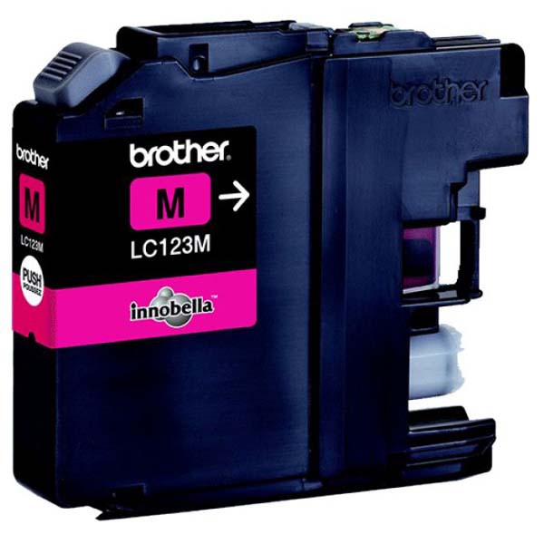 E-shop Brother originál ink LC-123M, magenta, 600str., Brother MFC-J4510 DW, purpurová