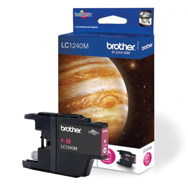 E-shop Brother originál ink LC-1240M, magenta, 600str., Brother MFC-J6910DW, purpurová