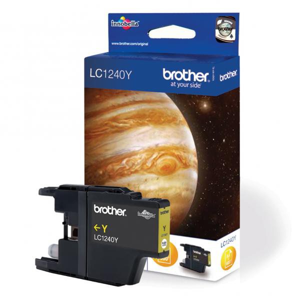 E-shop Brother originál ink LC-1240Y, yellow, 600str., Brother MFC-J6910DW, žltá