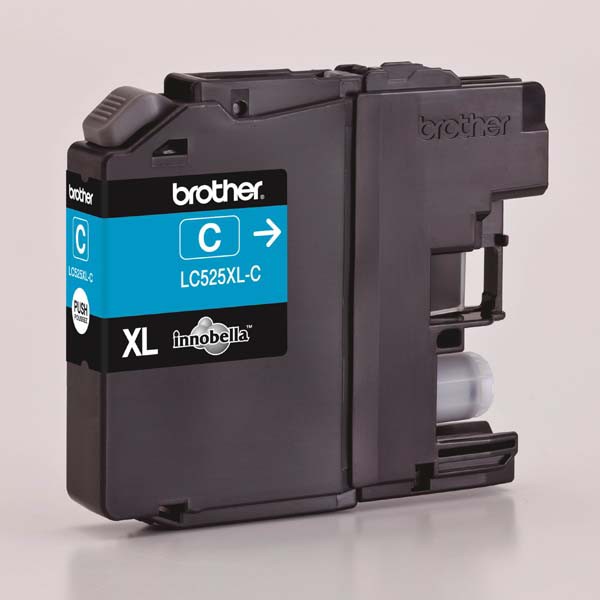 E-shop Brother originál ink LC-525XLC, cyan, 1300str., Brother DCP J100, DCP J105, MFCJ200, azurová