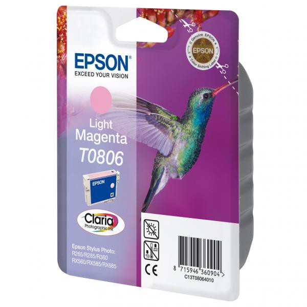 E-shop Epson originál ink C13T08064011, light magenta, Epson Stylus Photo PX700W, 800FW, R265, 285, 360, RX560, light magenta