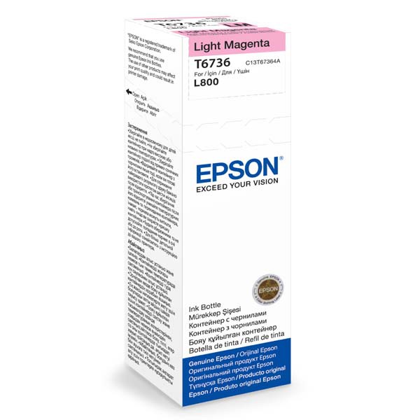 E-shop Epson originál ink C13T67364A, light magenta, 70ml, Epson L800, light magenta