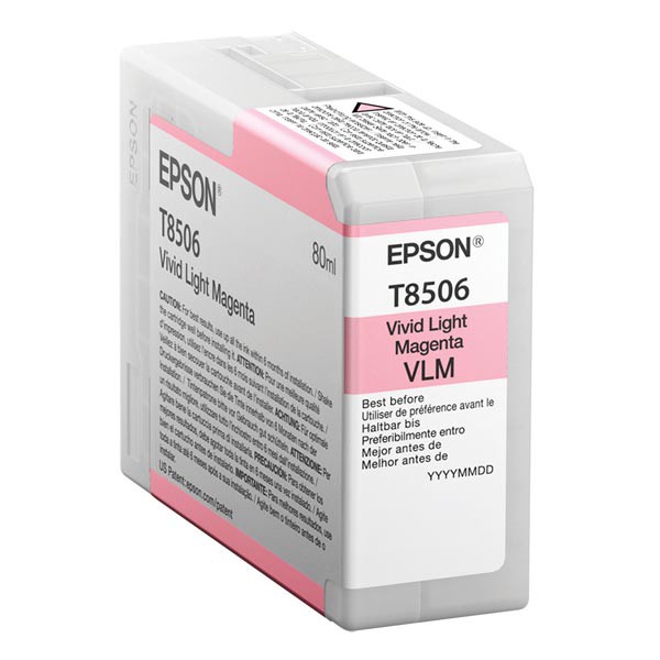 E-shop Epson originál ink C13T850600, light magenta, 80ml, Epson SureColor SC-P800, light magenta