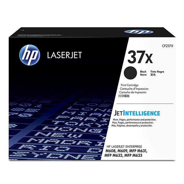 E-shop HP originál toner CF237X, black, 25000str., HP 37X, high capacity, HP LaserJet Enterprise M608, M609, O, čierna