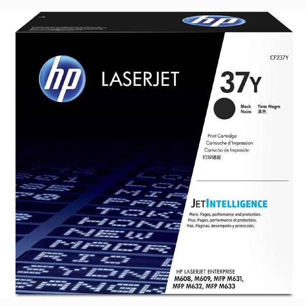 E-shop HP originál toner CF237Y, black, 41000str., HP 37Y, extra high capacity, HP Laserjet Enterprise Flow M631, 632, M608, M609,631, O, čierna