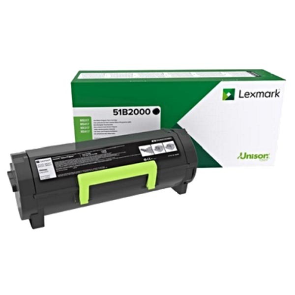 Lexmark originál toner 51B2000, black, 2500str., Lexmark MS317, MX317, O, čierna