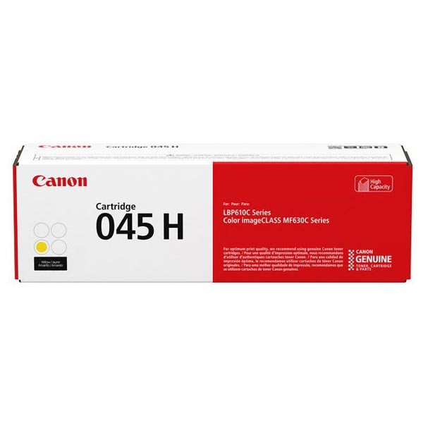 E-shop Canon originál toner 045HY, yellow, 2200str., 1243C002, high capacity, Canon LBP613Cdw, 611Cn, MFP635Cx, 633Cdw, 631Cn, O, žltá