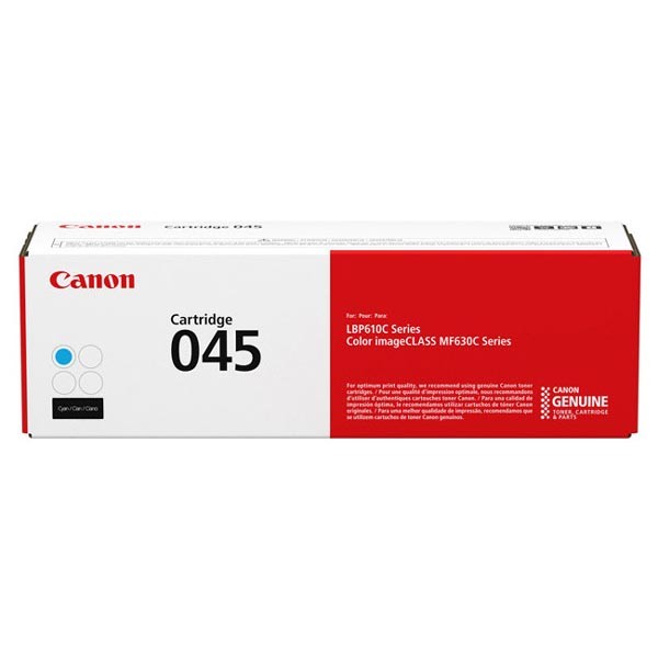 E-shop Canon originál toner 045C, cyan, 1300str., 1241C002, Canon LBP613Cdw, 611Cn, MFP635Cx, 633Cdw, 631Cn, O, azurová