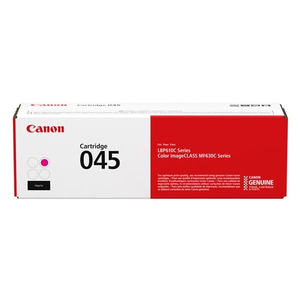 E-shop Canon originál toner 045M, magenta, 1300str., 1240C002, Canon LBP613Cdw, 611Cn, MFP635Cx, 633Cdw, 631Cn, O, purpurová