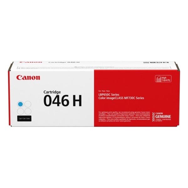 E-shop Canon originál toner 046HC, cyan, 5000str., 1253C002, high capacity, Canon LBP654Cx, 653Cdw, MFP735Cx, 634Cdw, 632Cdw, O, azurová