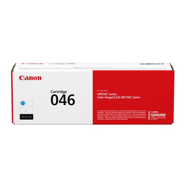 E-shop Canon originál toner 046C, cyan, 2300str., 1249C002, Canon i-Sensys LBP653Cdw, 654Cx, MF732Cdw, 734Cdw, 735Cx, O, azurová