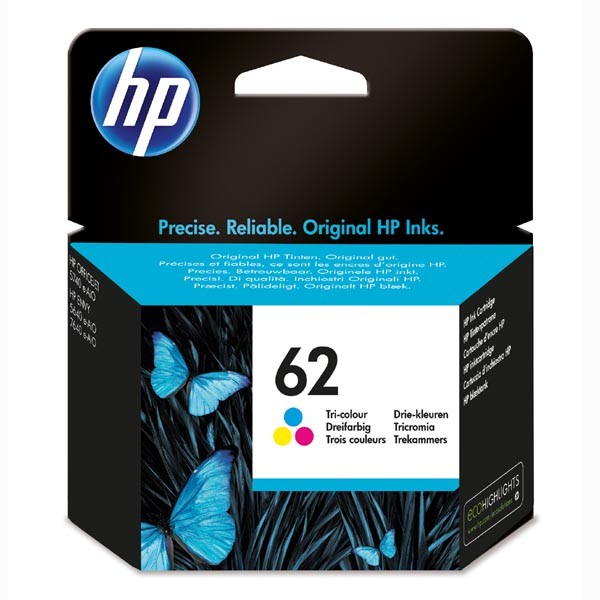 E-shop HP originál ink C2P06AE, HP 62, color, 165str., HP ENVY 5540 AIO, 5640 AIO, 7640 AIO, OJ 5740 AIO, farebná